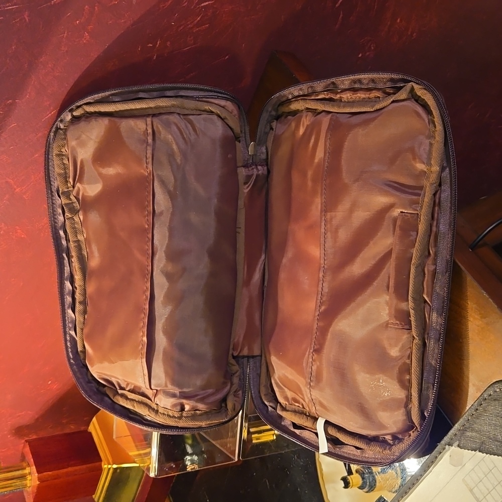 Leather/Suede Patchwork Zip Around Bible Cover W/… - image 5